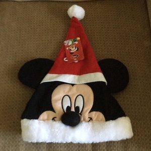 Disney Mickey Santa hat